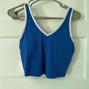 All in Motion Blue Tank Top